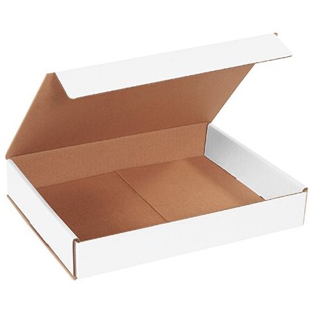 Bsc Preferred 12 x 9 x 2'' White Corrugated Mailers, 50PK BUY00018047